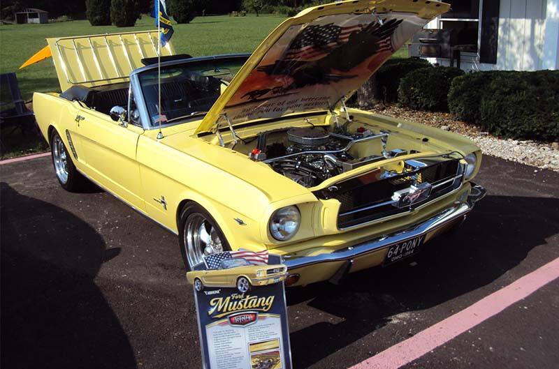 Yellow 60's Mustang